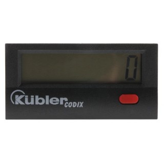 Kubler 8 Digit LCD Display Panel Mount Counter CODIX 133 Model 6.133.012.861