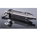 RS PRO Stainless Steel Padlockable Slide Door Bolt 152 mm 434-9573