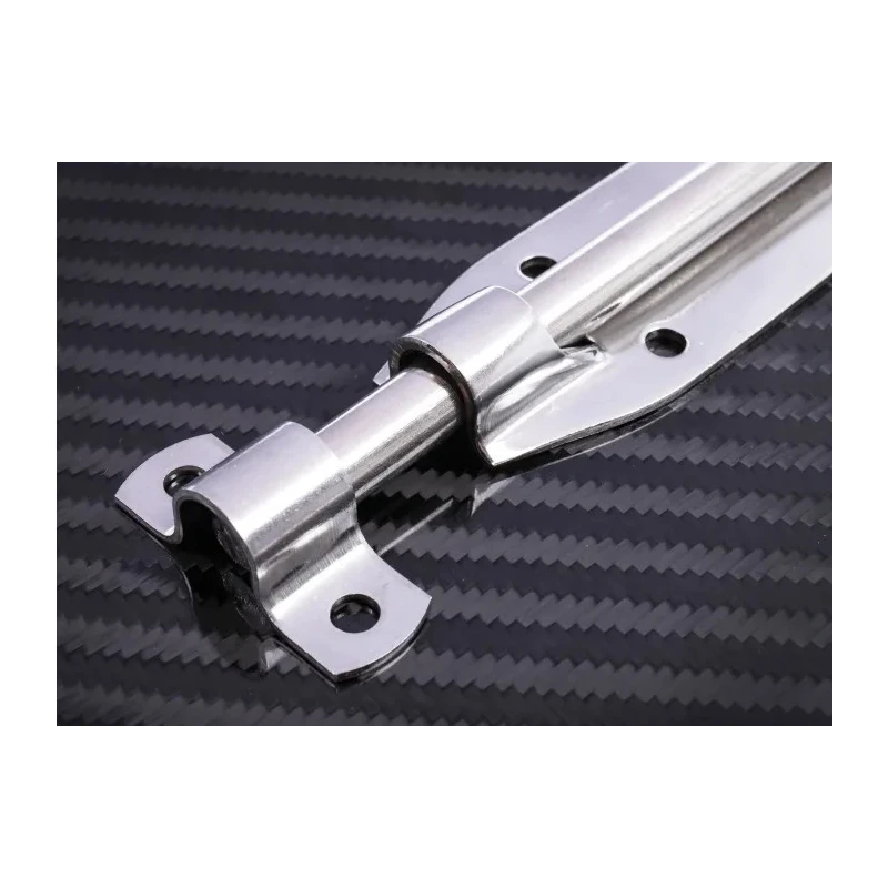 RS PRO Stainless Steel Padlockable Slide Door Bolt 152 mm 434-9573