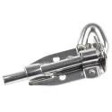 RS PRO Stainless Steel Padlockable Slide Door Bolt 101 mm 434-9753