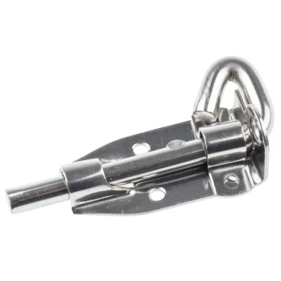 RS PRO Stainless Steel Padlockable Slide Door Bolt 101 mm 434-9753
