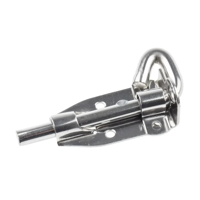 RS PRO Stainless Steel Padlockable Slide Door Bolt 101 mm 434-9753