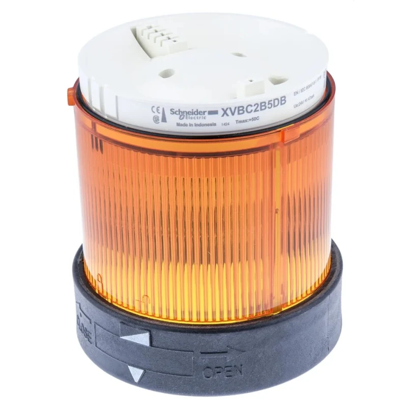 Schneider Electric Harmony XVB Series Amber Steady Effect Beacon Unit LED Bulb 24V AC/DC IP65 