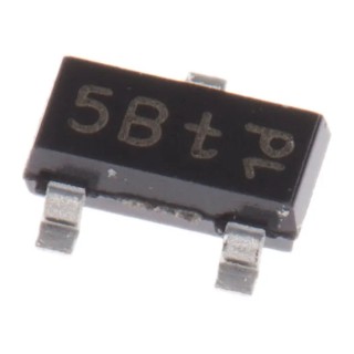 Nexperia Small Signal PNP Bipolar Transistor, 500 mA, 45 V, 3-Pin SOT-23 BC807-25,215