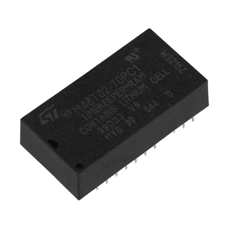 STMicroelectronics 16 kB 70 ns NVRAM 24-Pin PCDIP Memory Chip M48T02-70PC1