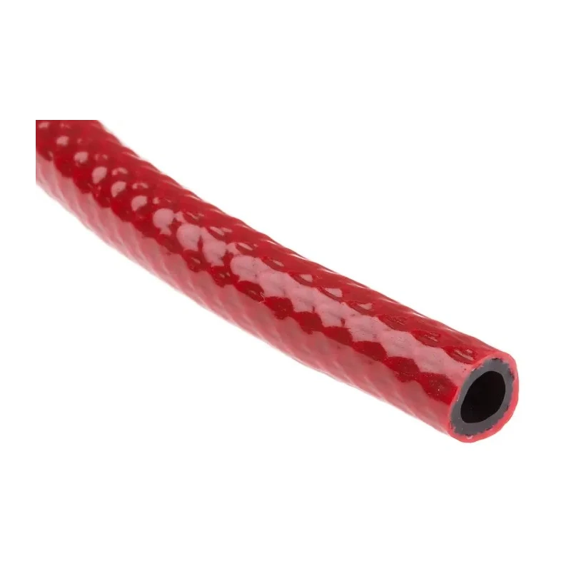 RS PRO Reinforced Polyvinyl Chloride Hose Pipe, 18 bar Maximum Operating Pressure, 30 m Length, Red Colour 436-9577