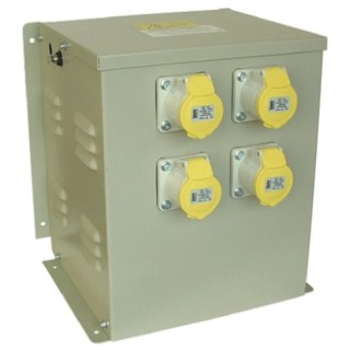 Carroll & Meynell Single Phase Site Transformer 5 kVA, 230 V ac Primary, ±55 V ac Secondary, 31.81 A Output CM5000/WM4