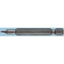 CK Screwdriver Bit 1/4 in Hex Drive, PZ1 Tip, Chrome Vanadium Steel, ISO 1173 DIN 3126, Germany T4545 1