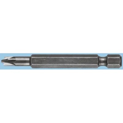 CK Screwdriver Bit 1/4 in Hex Drive, PZ1 Tip, Chrome Vanadium Steel, ISO 1173 DIN 3126, Germany T4545 1