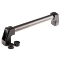 Elesa Matt Black Aluminium Arch Shape Handle 78 mm Height 38 mm Width 374 mm Length 37711