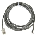RS PRO Telephone Extension Cable Male RJ11 to Male BT Connector, Grey Transparent Sheath, 3m RJ11