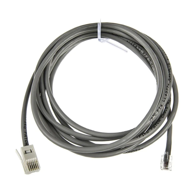 RS PRO Telephone Extension Cable Male RJ11 to Male BT Connector, Grey Transparent Sheath, 3m RJ11