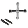 RS PRO Die Cast Zinc 5-way Control Cabinet Key 439-3019