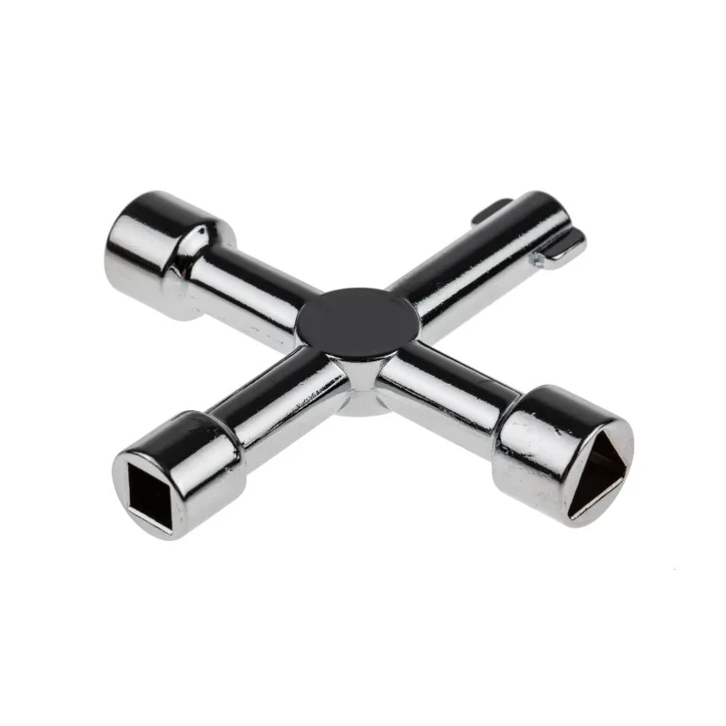 RS PRO Die Cast Zinc 5-way Control Cabinet Key 439-3019