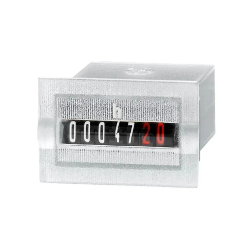 Kubler 7 Digit Hour Meter Counter Panel Mount 4.5-35VDC Wire Lead 3.060.200.383
