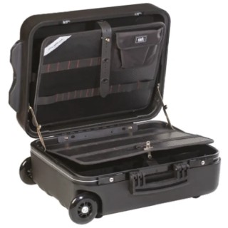 GT Line 2 Drawer Plastic Tool Case Wheeled, High-Density Polyethylene, 453 mm x 345 mm x 185 mm NM WHEELS PEL