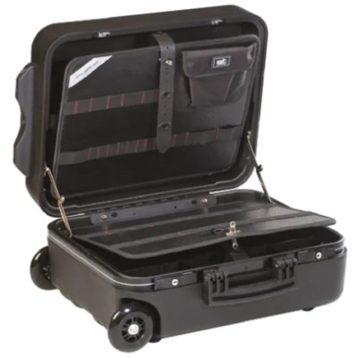 GT Line 2 Drawer Plastic Tool Case Wheeled, High-Density Polyethylene, 453 mm x 345 mm x 185 mm NM WHEELS PEL