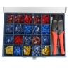 HellermannTyton Insulated Terminal Crimp Terminal Kit 630 Pieces with Crimp Tool and Cable Tie A801632T 630PC TERMINAL KIT