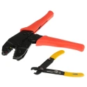 HellermannTyton Insulated Terminal Crimp Terminal Kit 630 Pieces with Crimp Tool and Cable Tie A801632T 630PC TERMINAL KIT