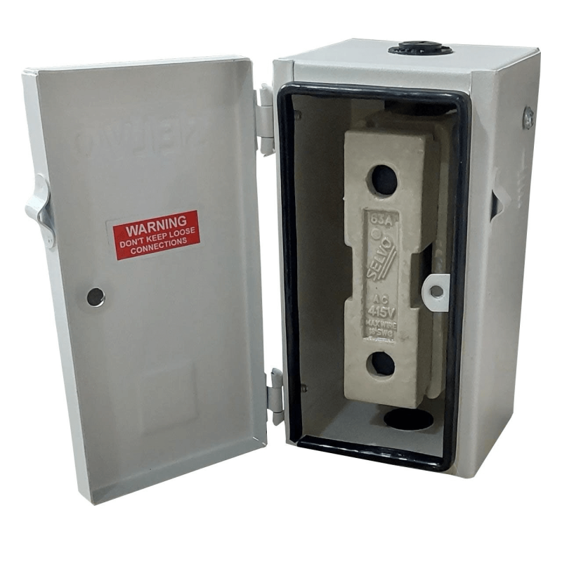 selvo-63a-sheet-metal-enclosure-with-kitkat-fuse-sel030-59555