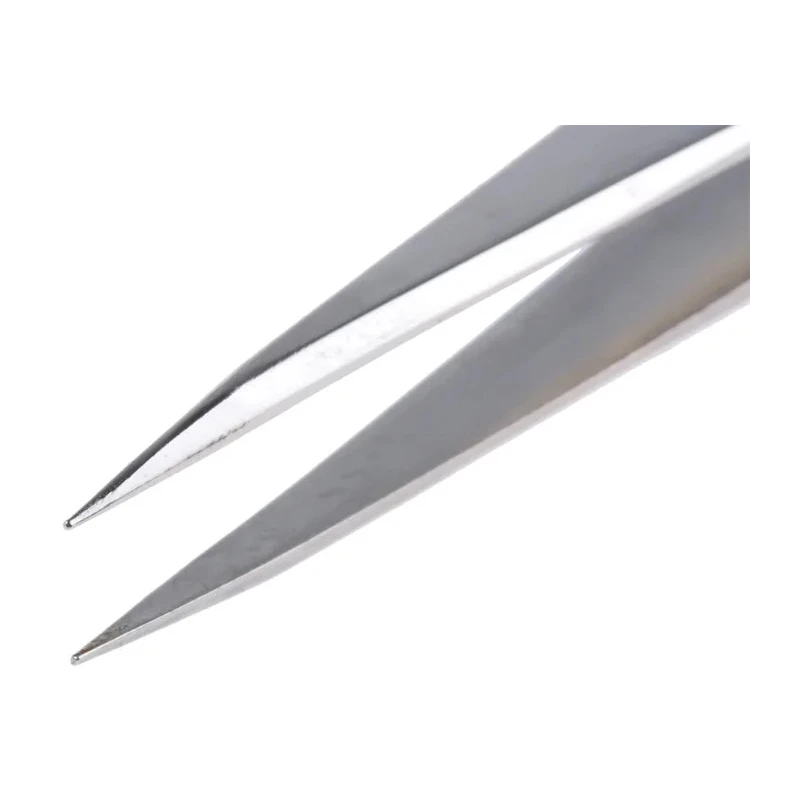 Weller Erem Precision Nickel Plated Pointed Tweezer 4.7in AAZ