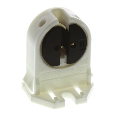 BJB Fluorescent Lamp Holder T5 Screw Snap-Fit 60V 120W Polycarbonate 2-Pin 26.620.2001.50
