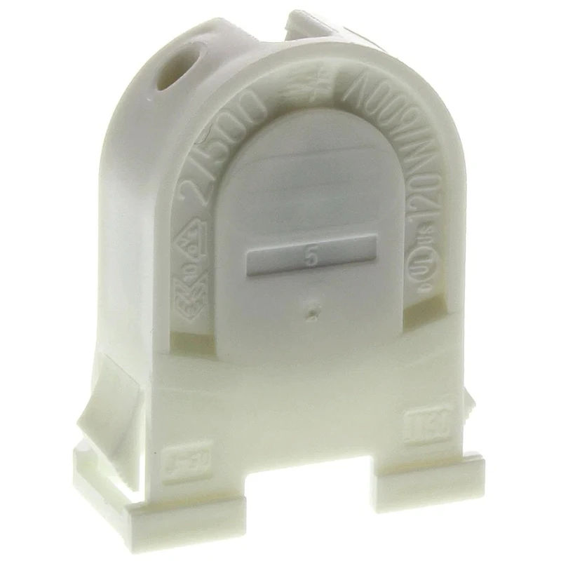 BJB Fluorescent Lamp Holder T5 Screw Snap-Fit 60V 120W Polycarbonate 2-Pin 26.620.2001.50