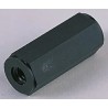 Essentra Threaded Standoff M4, 20 mm Body Diameter, Nylon, Hex Shape HTSN-M4-20-8-1