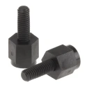 Essentra M3 Nylon Hex Threaded Standoff Male-Female, 6 mm Body, 8 mm Male Bolt, Flame-Retardant 102-6491