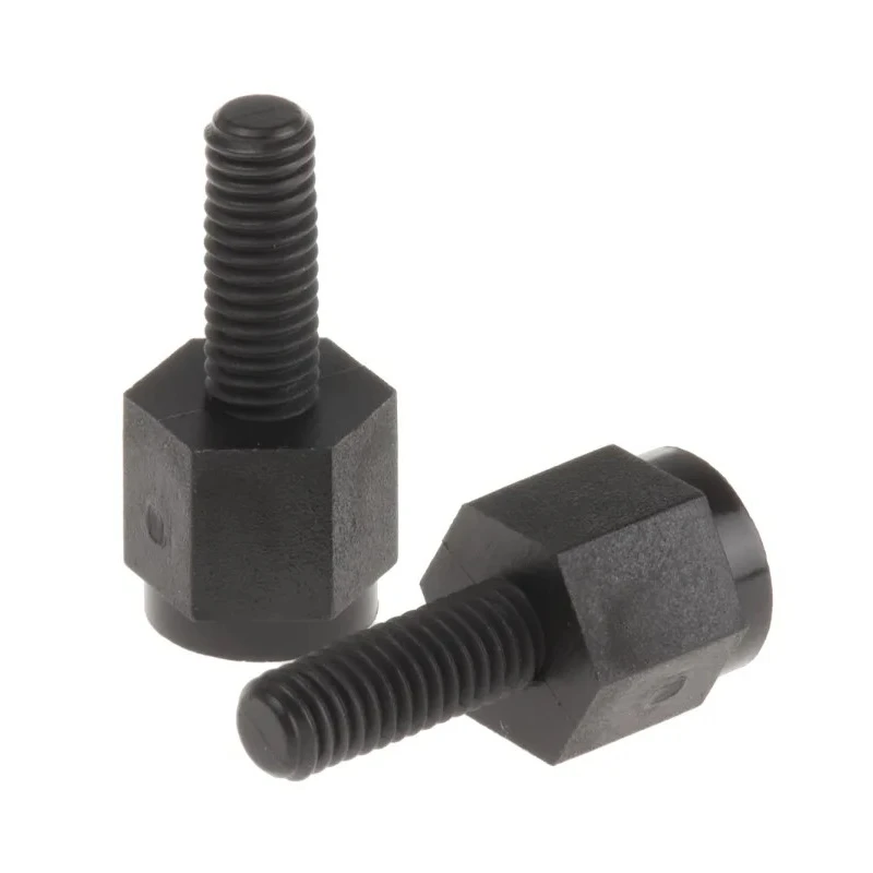 Essentra M3 Nylon Hex Threaded Standoff Male-Female, 6 mm Body, 8 mm Male Bolt, Flame-Retardant 102-6491