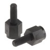 Essentra M3 Nylon Hex Threaded Standoff Male-Female, 6 mm Body, 8 mm Male Bolt, Flame-Retardant 102-6491