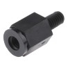 Essentra M4 Nylon Hex Standoff 10 mm Body, 8 mm Flat, Male/Female Thread HTSN-M4-10-8-2