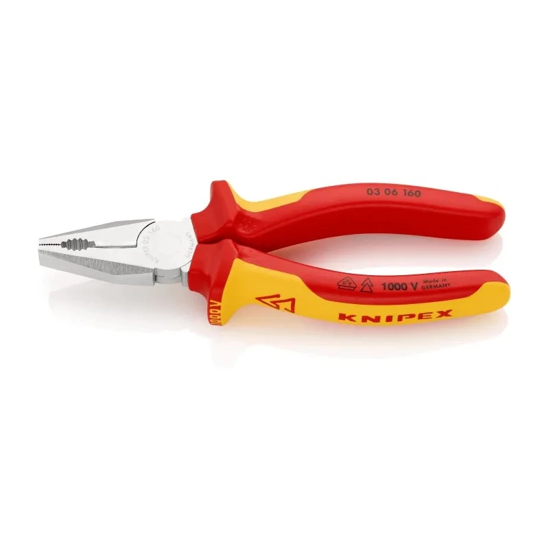 Knipex Combination Plier 160mm Overall VDE 1000V Approved 03 06 160