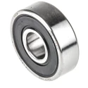 SKF Single Row Deep Groove Ball Bearing 8 mm ID, 22 mm OD, 7 mm Race Width, Sealed 608-2RSH