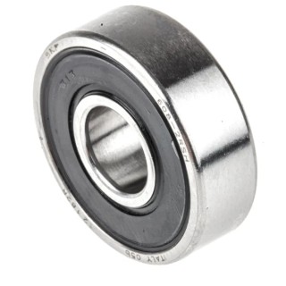 SKF Single Row Deep Groove Ball Bearing 8 mm ID, 22 mm OD, 7 mm Race Width, Sealed 608-2RSH