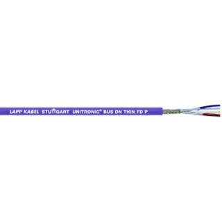 Lapp UNITRONIC BUS PB Data Cable 2 Cores 0.64 mm² CSA 19 AWG Screened 100 m Purple PVC Sheath 250V 2170220