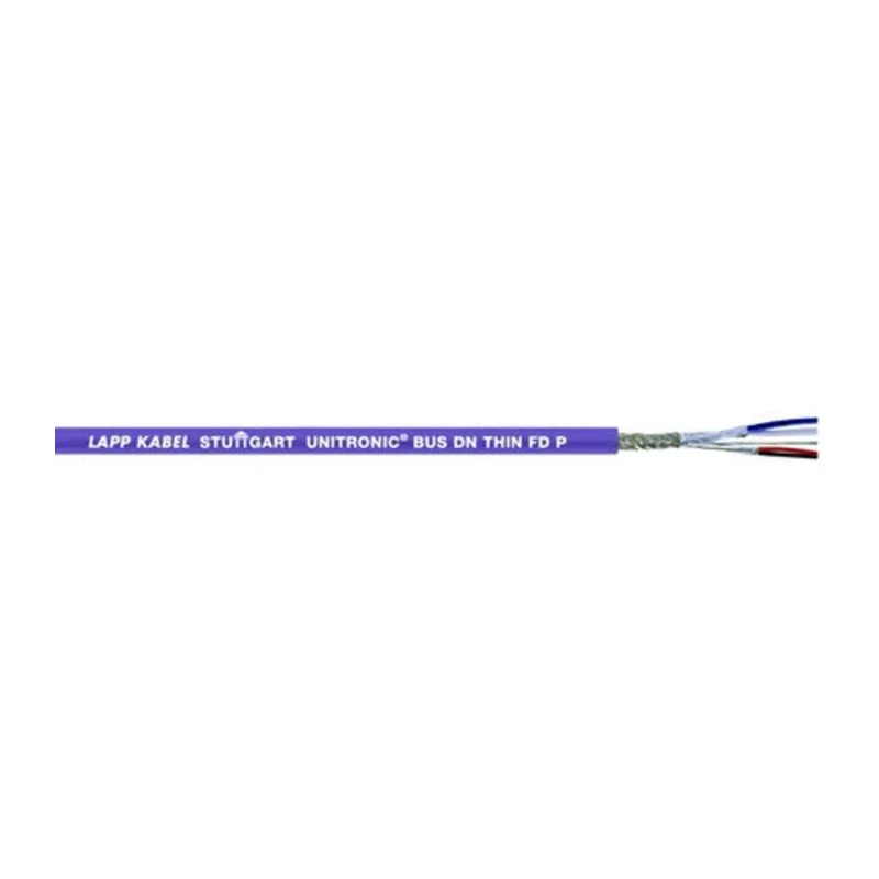 Lapp UNITRONIC BUS PB Data Cable 2 Cores 0.64 mm² CSA 19 AWG Screened 100 m Purple PVC Sheath 250V 2170220