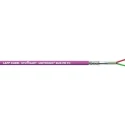 Lapp UNITRONIC BUS PB Data Cable 2 Cores 0.64 mm² CSA 19 AWG Screened 100 m Purple PVC Sheath 250V 2170220