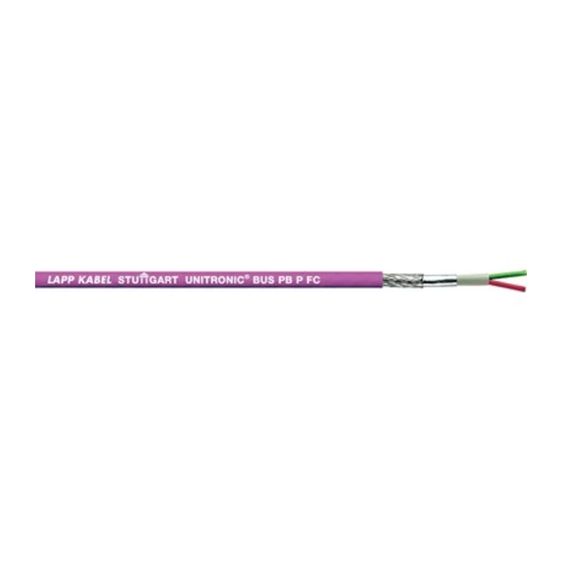 Lapp UNITRONIC BUS PB Data Cable 2 Cores 0.64 mm² CSA 19 AWG Screened 100 m Purple PVC Sheath 250V 2170220