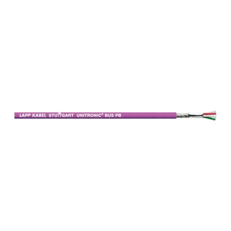 Lapp UNITRONIC BUS PB Data Cable 2 Cores 0.64 mm² CSA 19 AWG Screened 100 m Purple PVC Sheath 250V 2170220