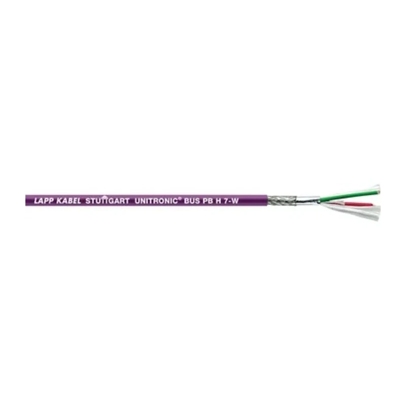 Lapp UNITRONIC BUS PB Data Cable 2 Cores 0.64 mm² CSA 19 AWG Screened 100 m Purple PVC Sheath 250V 2170220