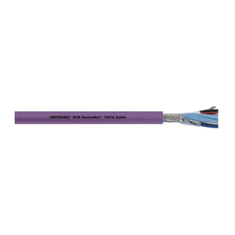 Lapp UNITRONIC BUS DN Data Cable, 2 Cores, 0.86 mm² CSA 15 AWG, Unscreened, 100 m, Purple Polyvinyl Chloride Sheath 2170342