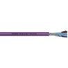 Lapp UNITRONIC BUS DN Data Cable, 2 Cores, 0.86 mm² CSA 15 AWG, Unscreened, 100 m, Purple Polyvinyl Chloride Sheath 2170342