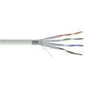 RS PRO Cat7 Shielded Ethernet Cable, 100 m, Grey, S/FTP PVC Jacket Cat7
