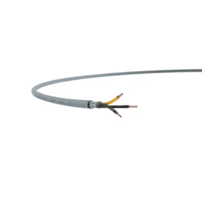 RS PRO OLFLEX CLASSIC 115 CY Control Cable 3 Cores 20 AWG Screened Stranded Silver Grey PVC Sheath 50m 1136103