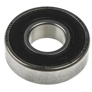 SKF Single Row Deep Groove Ball Bearing 12 mm Inside Diameter, 28 mm Outside Diameter, 8 mm Race Width, Sealed Ends 6001-2RSH