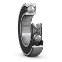 SKF Single Row Deep Groove Ball Bearing 12 mm Inside Diameter, 28 mm Outside Diameter, 8 mm Race Width, Sealed Ends 6001-2RSH