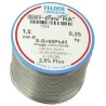 Felder Lottechnik Lead Solder Wire 1.5 mm Diameter 40% Lead, 60% Tin Rosin Based Flux 183°C Melting Point 18.601.52037