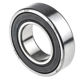SKF Single Row Deep Groove Ball Bearing 25 mm ID, 47 mm OD, 12 mm Width, Sheet Metal Cage, Steel Balls, Sealed End 6005-2RSH