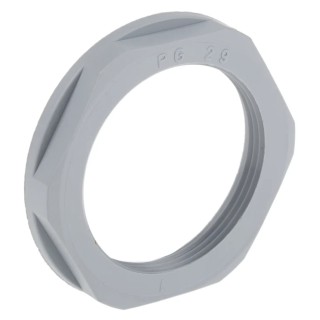 Lapp Silver Grey Fibreglass Reinforced Polyamide Cable Gland Locknut PG9 Thread IP68 53019060